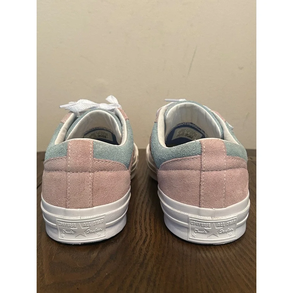 Converse Golf Le FLEUR Plum Blue Pink Suede‎ Sneakers 162127C Women's 10 Men's 8